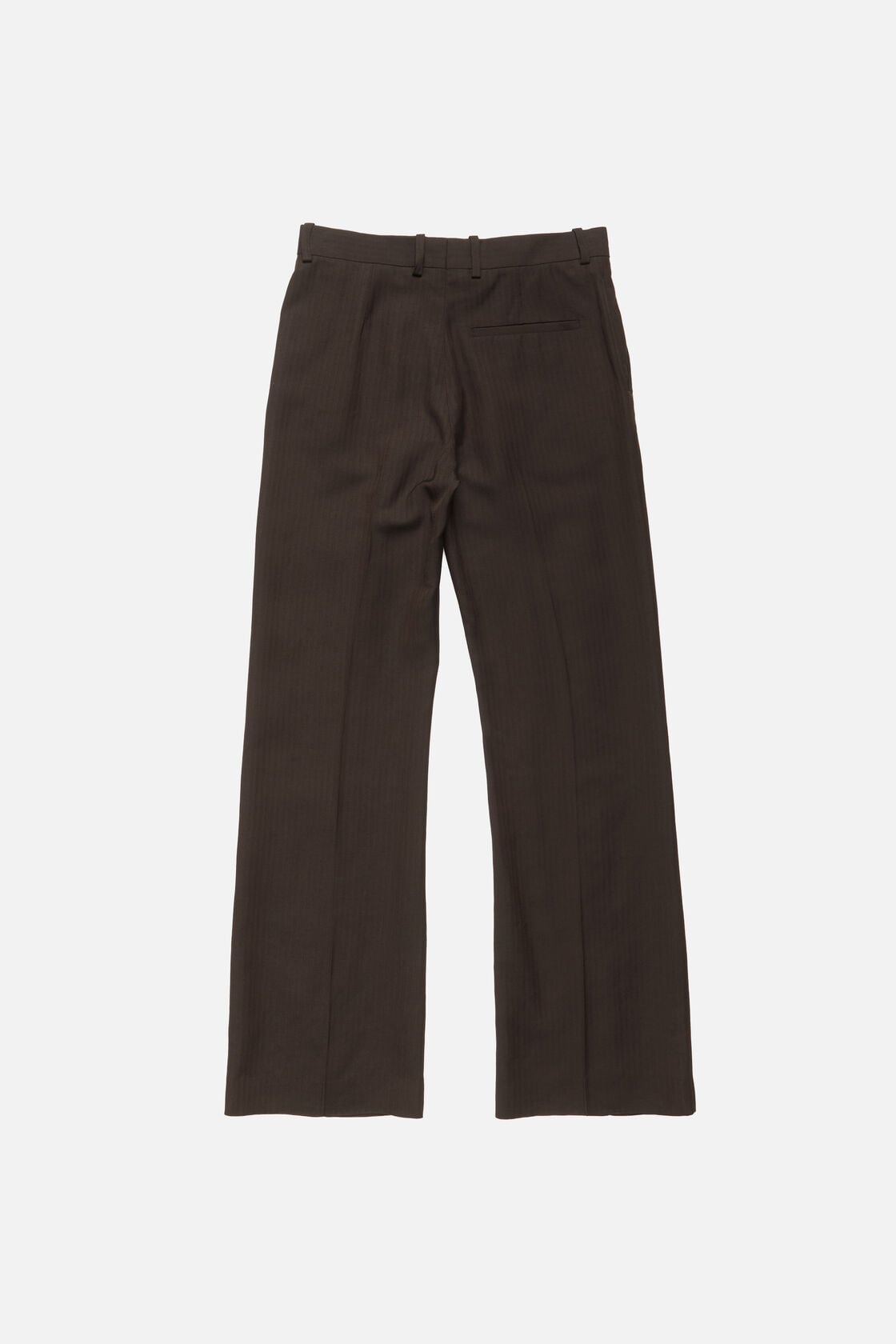 Acne Studios Tailored herringbone trousers - Chocolate brown