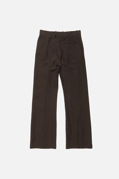Acne Studios Tailored herringbone trousers - Chocolate brown