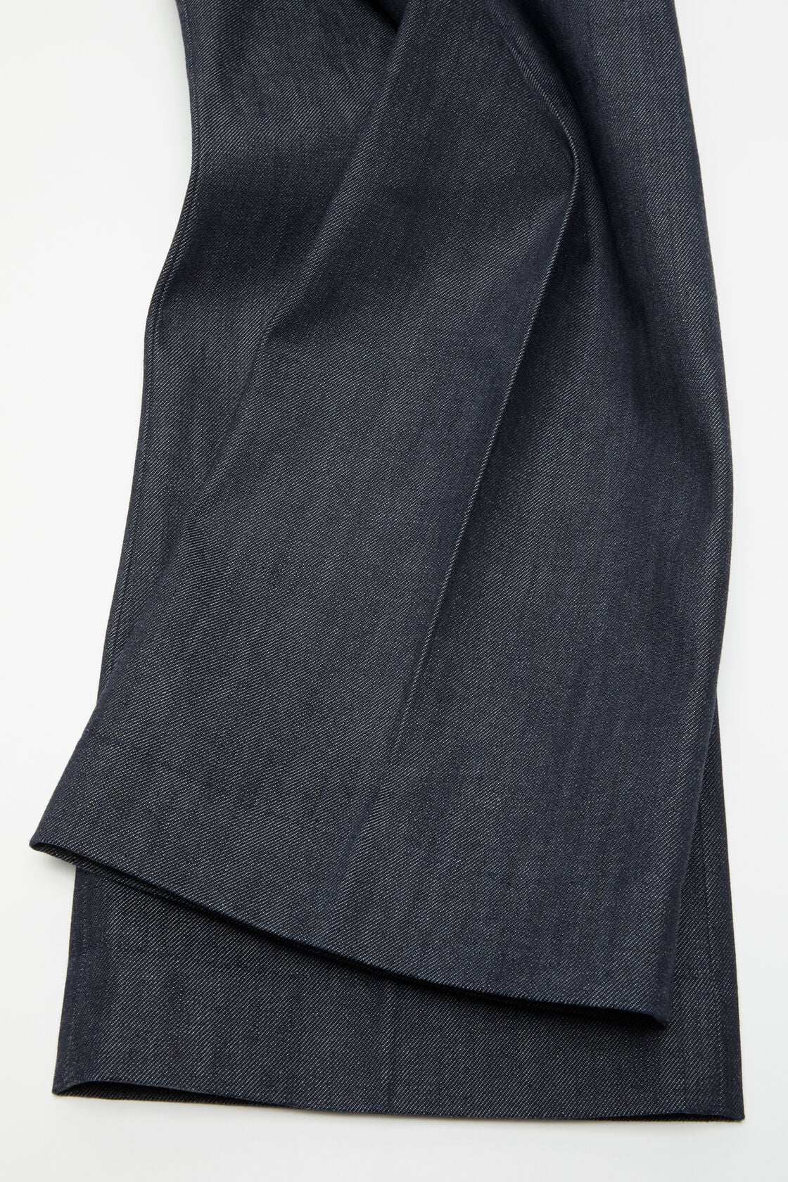 Acne Studios Branded selvedge denim trousers - Indigo blue