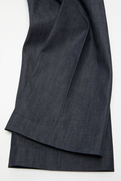 Acne Studios Branded selvedge denim trousers - Indigo blue