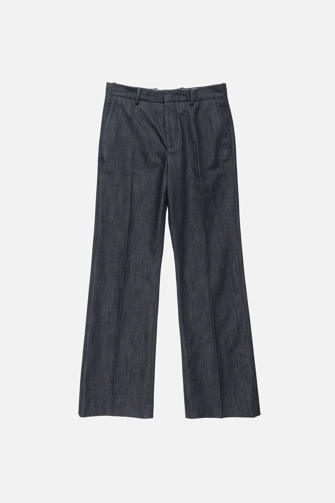 Acne Studios Branded selvedge denim trousers - Indigo blue
