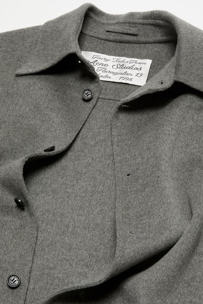 Acne Studios Cashmere blend overshirt - Vintage grey melange