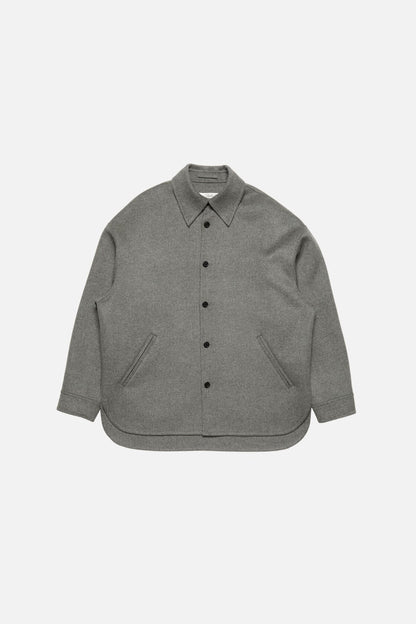 Acne Studios Cashmere blend overshirt - Vintage grey melange