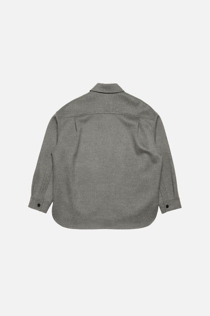 Acne Studios Cashmere blend overshirt - Vintage grey melange