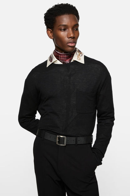 Acne Studios Cashmere knit sweater - Black