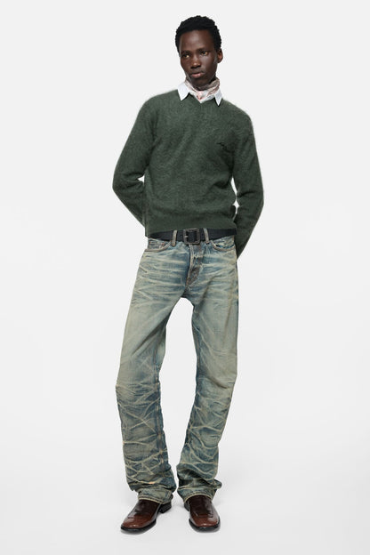 Acne Studios Cashmere v-neck sweater - Dark green