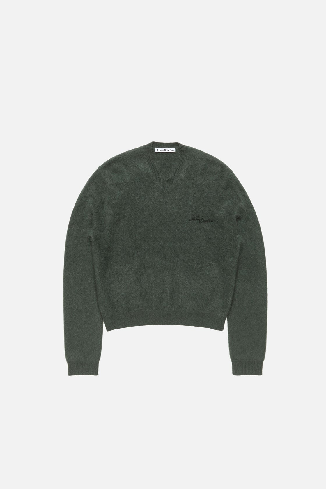 Acne Studios Cashmere v-neck sweater - Dark green