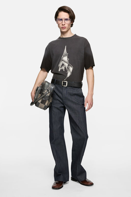 Acne Studios Graphic bat t-shirt - Faded black