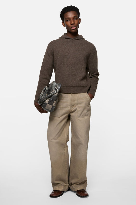 Acne Studios Cashmere hoodie - Walnut brown