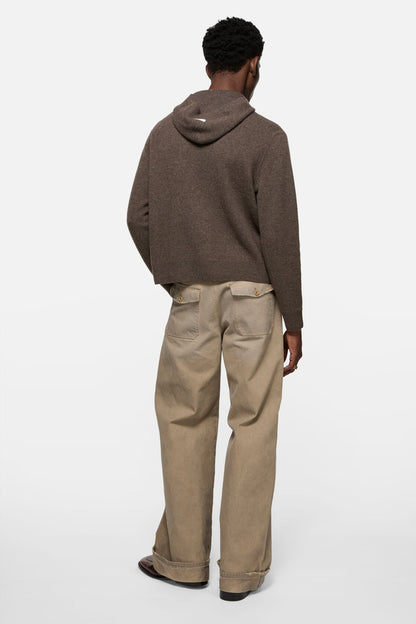 Acne Studios Cashmere hoodie - Walnut brown