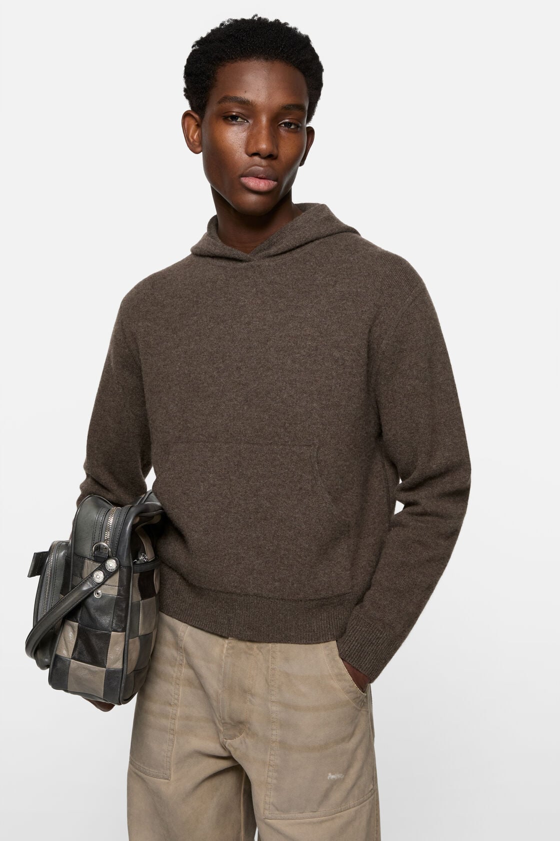 Acne Studios Cashmere hoodie - Walnut brown