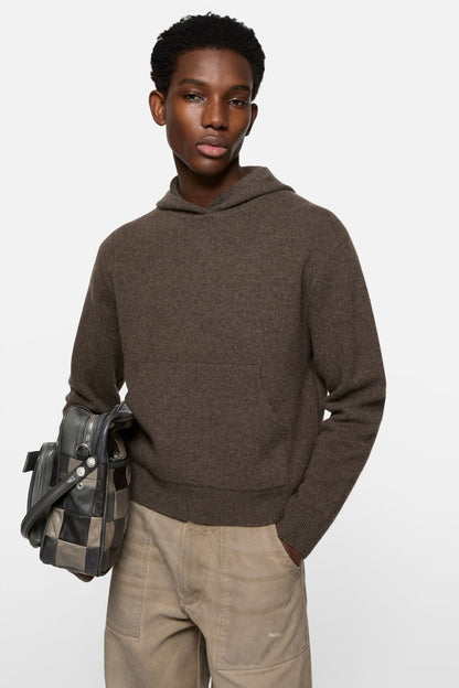 Acne Studios Cashmere hoodie - Walnut brown