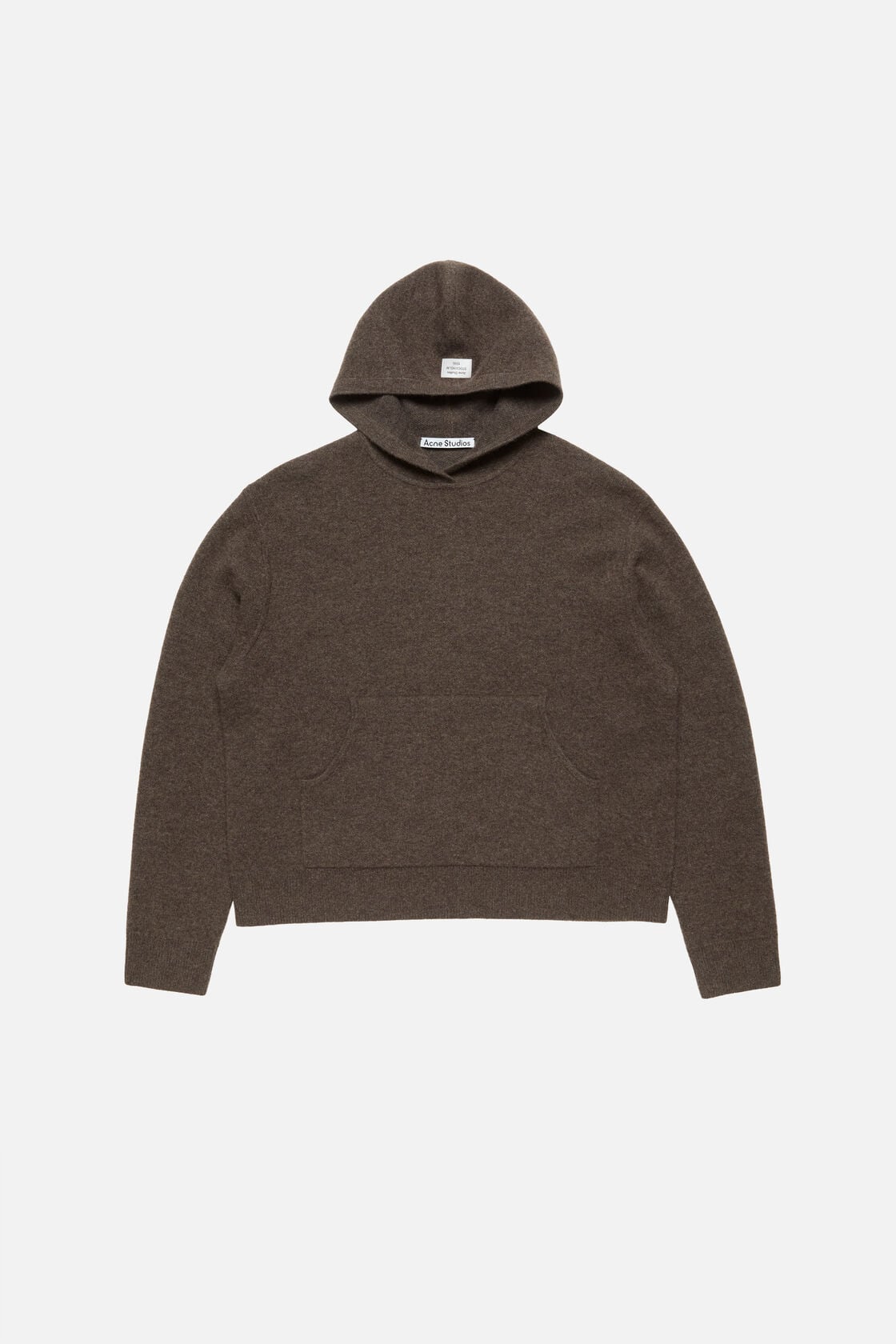 Acne Studios Cashmere hoodie - Walnut brown