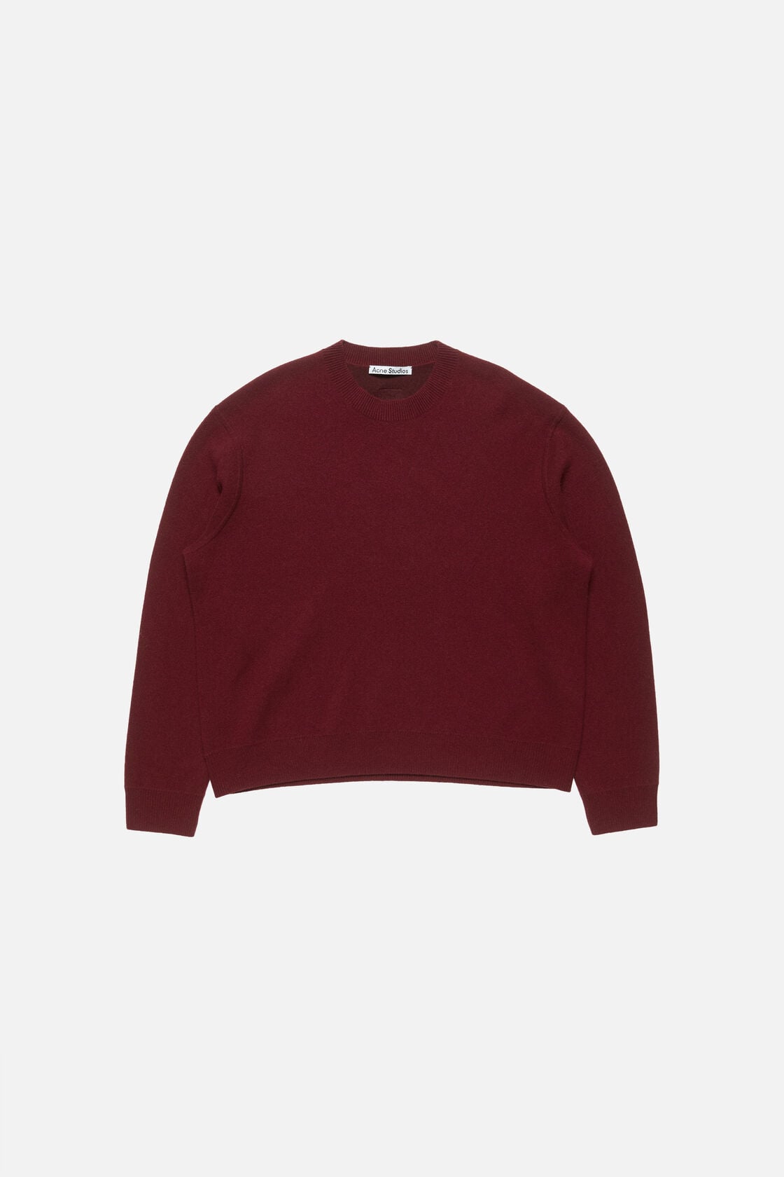 Acne Studios Cashmere sweater with logo - Dark red