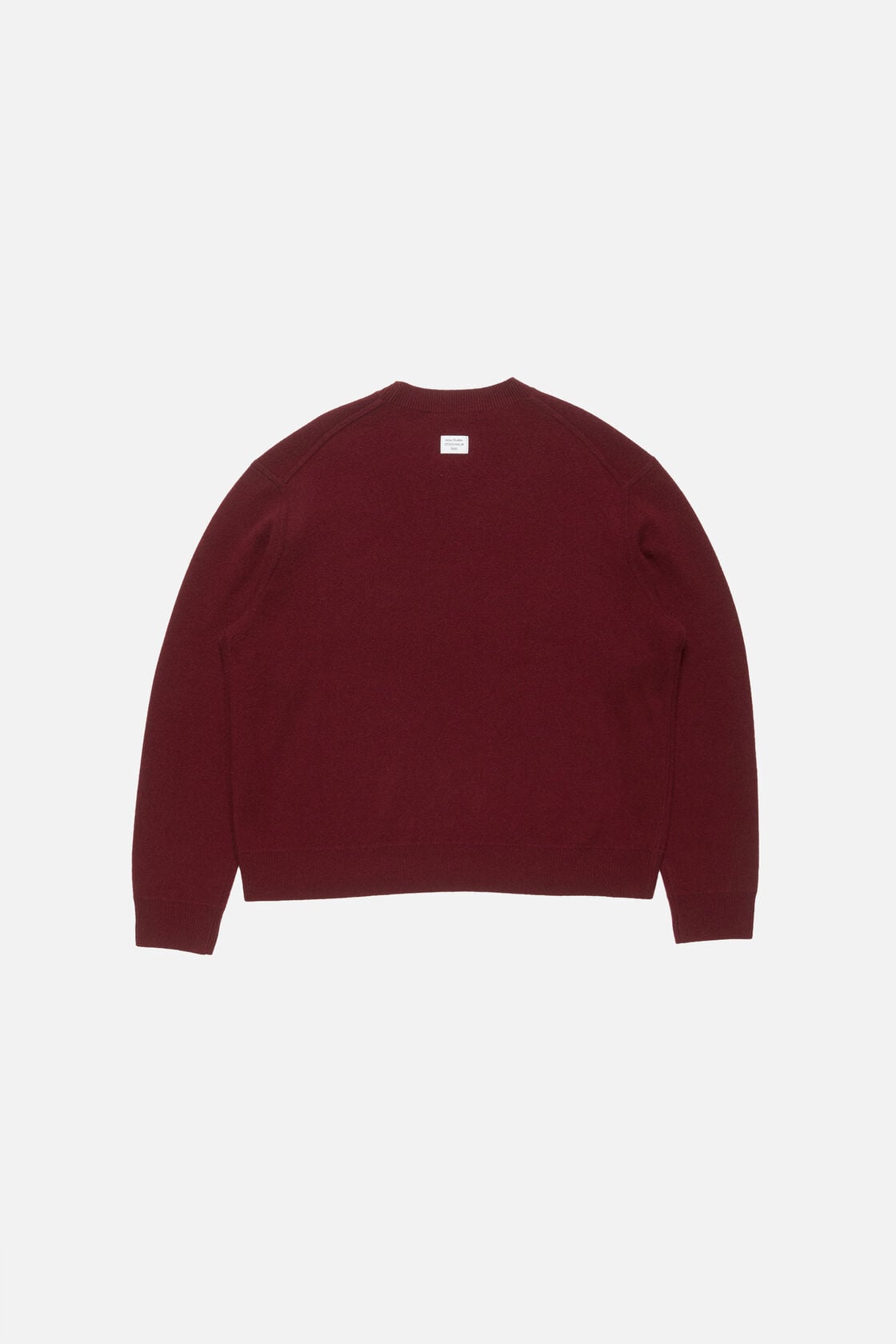 Acne Studios Cashmere sweater with logo - Dark red