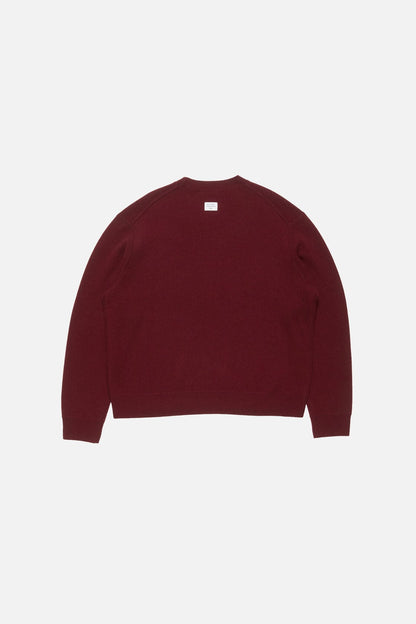 Acne Studios Cashmere sweater with logo - Dark red