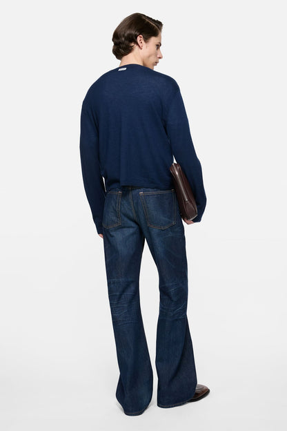 Acne Studios Cashmere knit sweater - Ink blue