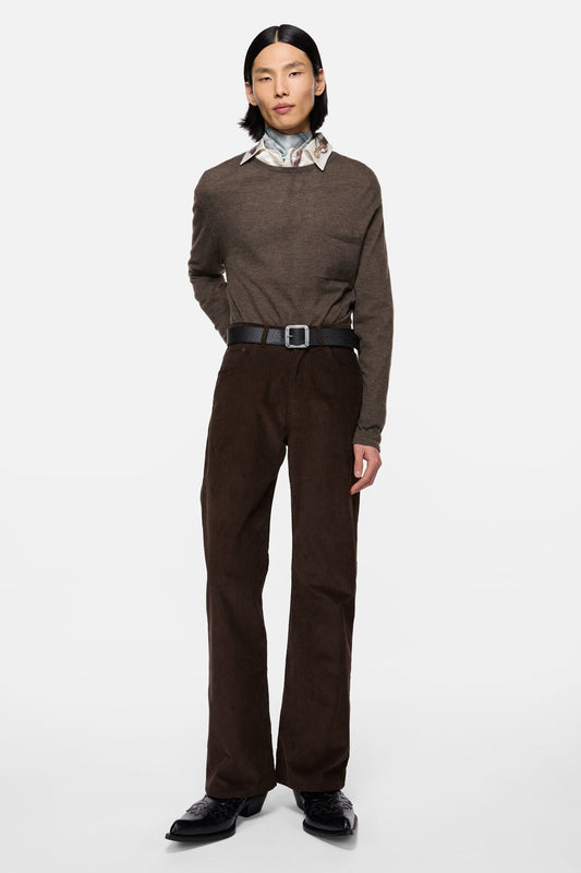 Acne Studios Cashmere knit sweater - Walnut brown