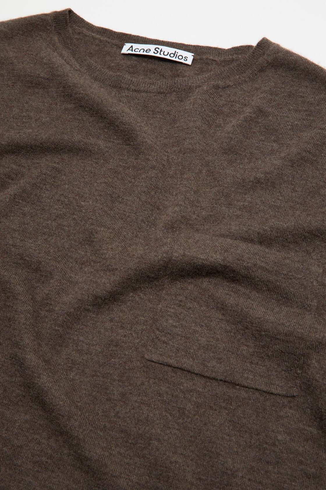 Acne Studios Cashmere knit sweater - Walnut brown