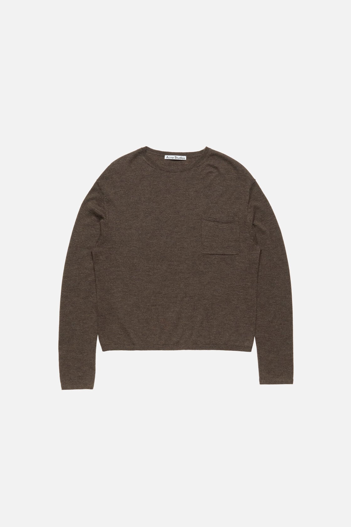 Acne Studios Cashmere knit sweater - Walnut brown
