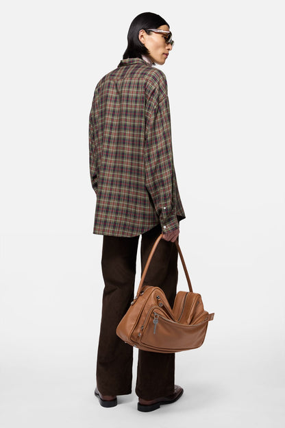 Acne Studios Flannel button-up shirt - Green multi