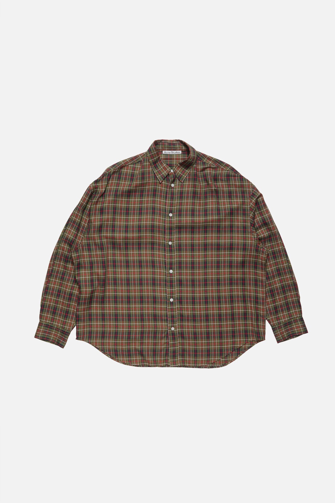 Acne Studios Flannel button-up shirt - Green multi