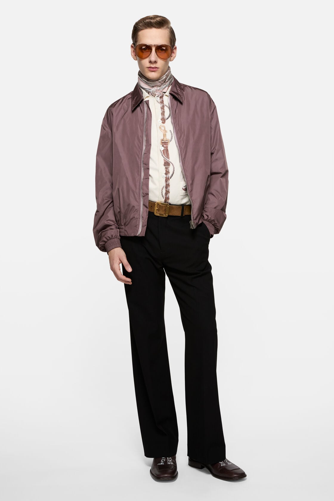 Acne Studios Lightweight nylon jacket - Lilac