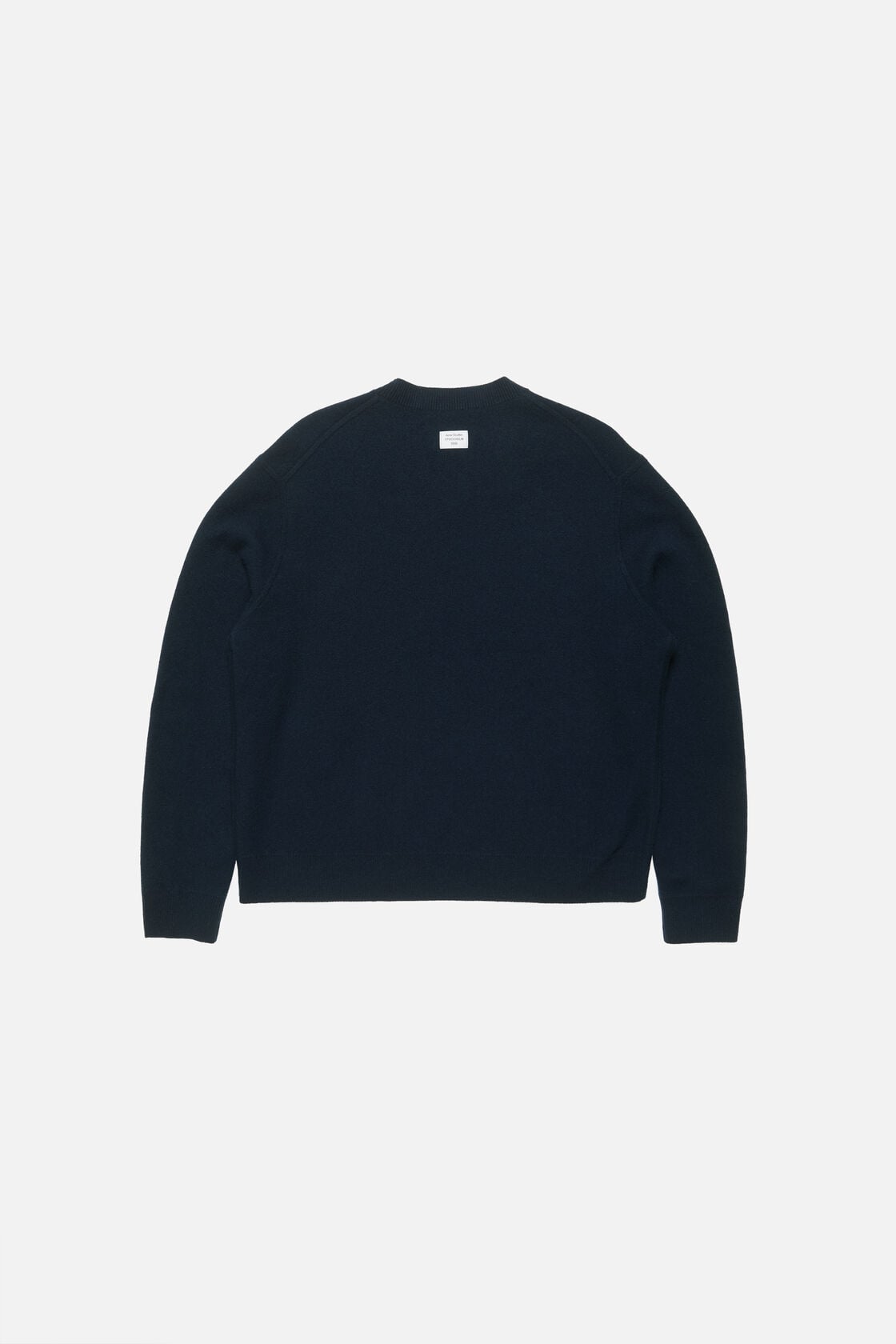Acne Studios Cashmere sweater with logo - Ink blue