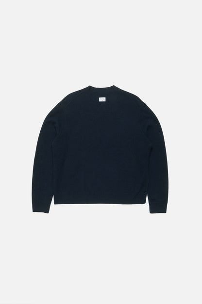 Acne Studios Cashmere sweater with logo - Ink blue