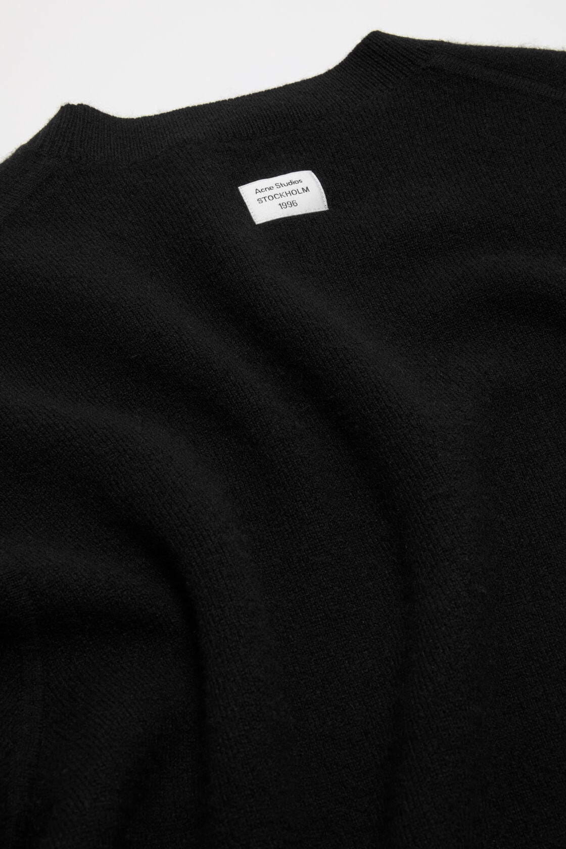 Acne Studios Cashmere sweater with logo - Black
