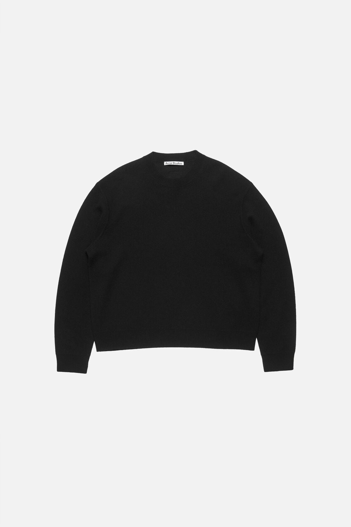 Acne Studios Cashmere sweater with logo - Black