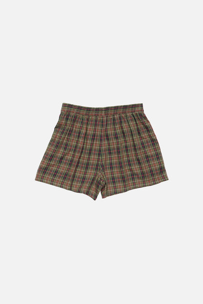 Acne Studios Casual check shorts - Green multi