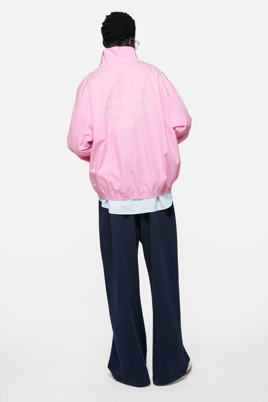 Acne Studios Washed logo jacket - Light pink