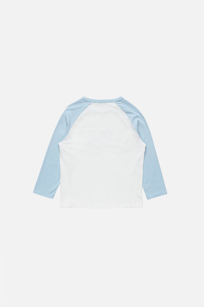 Acne Studios Milk graphic t-shirt - Pale blue/white