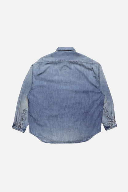 Acne Studios Denim button-up shirt - Mid Blue