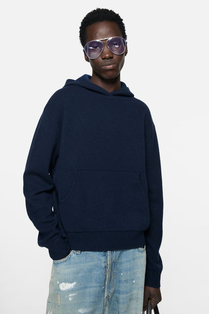 Acne Studios Cashmere hoodie - Ink blue