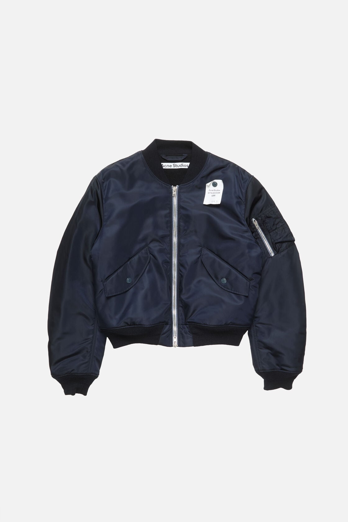 Acne Studios Nylon bomber jacket - Evening blue