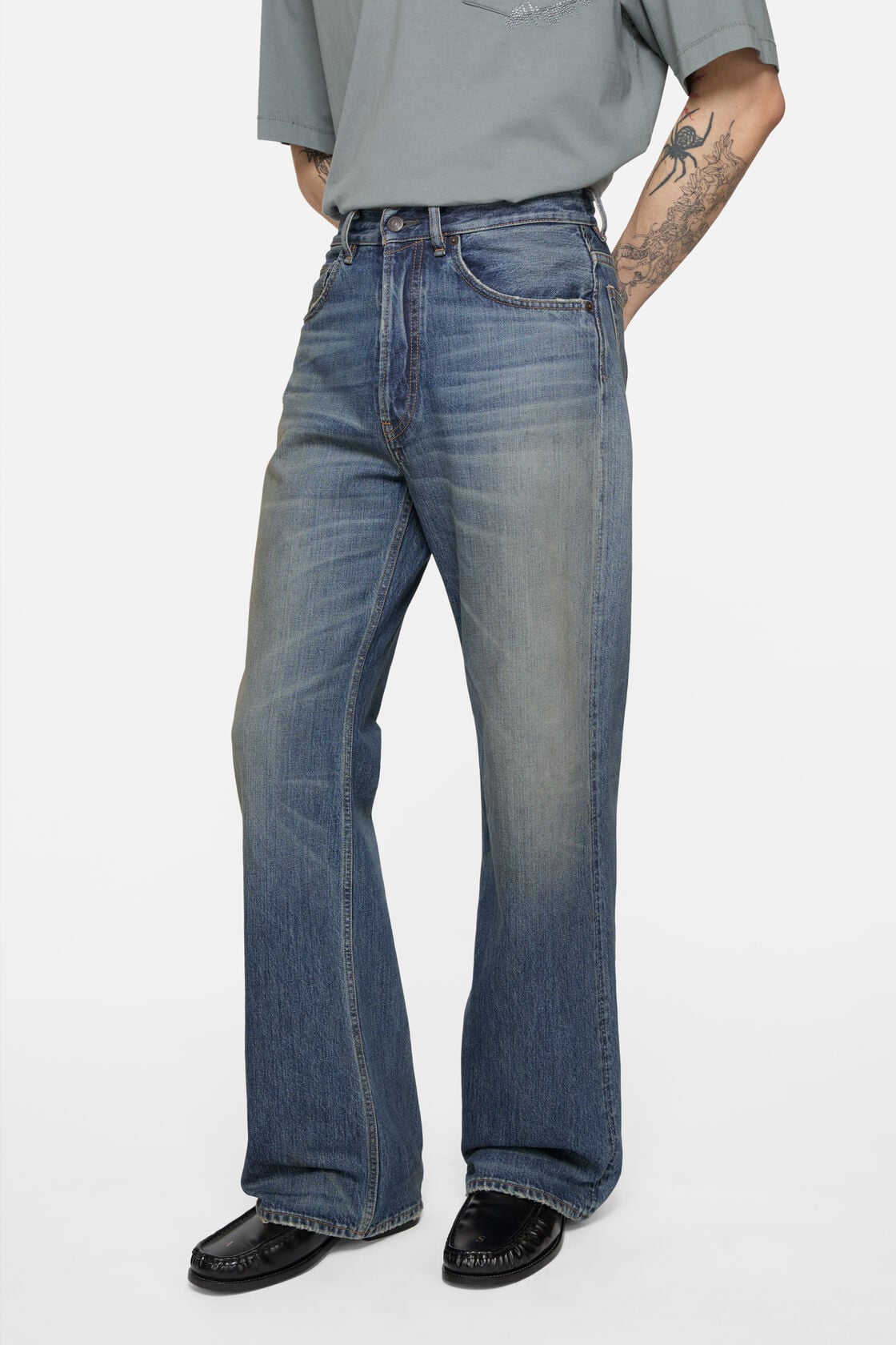 Acne Studios Regular fit jeans - 2021M - Mid Blue