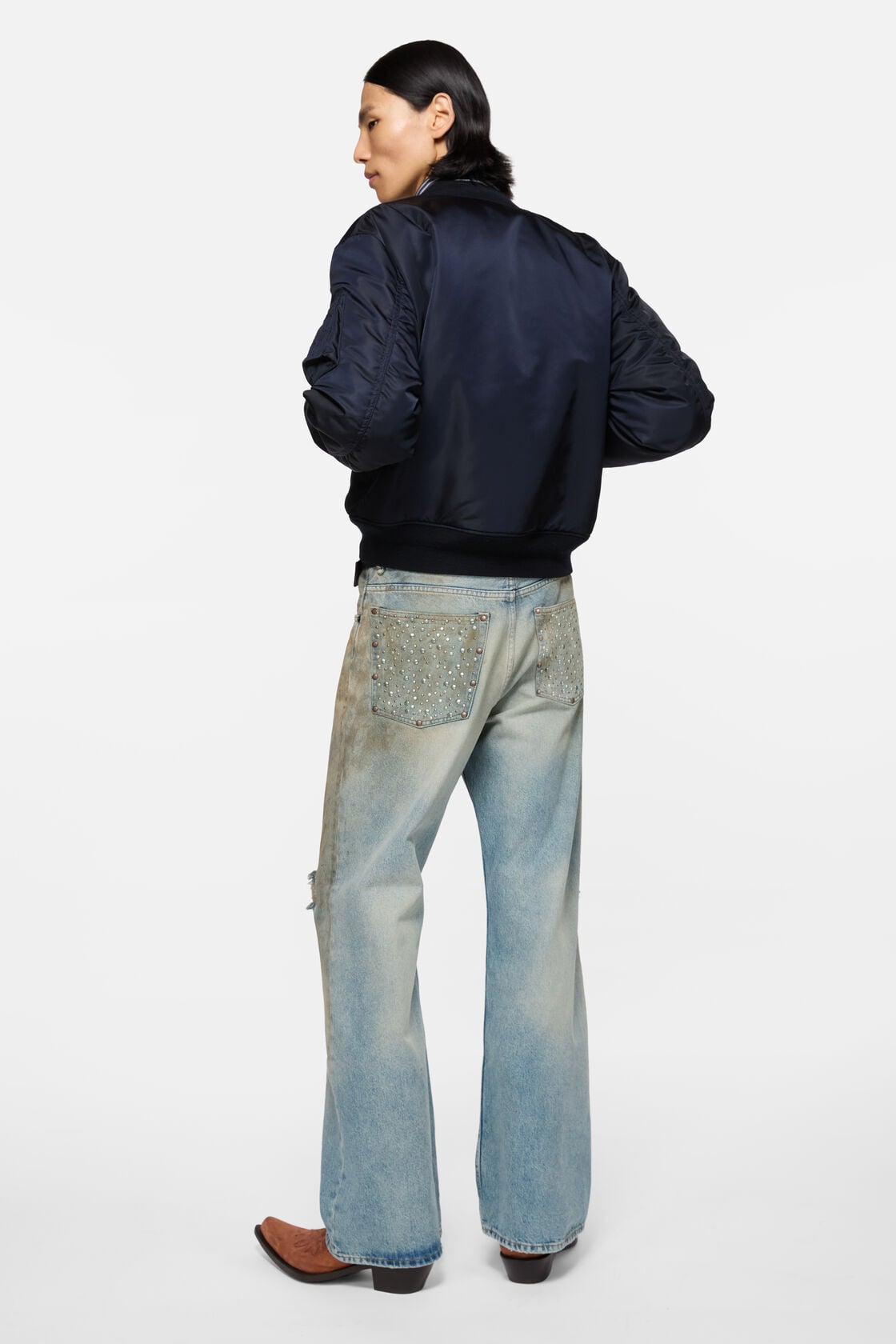 Acne Studios Jeans with studs - 2021M - Mid Blue