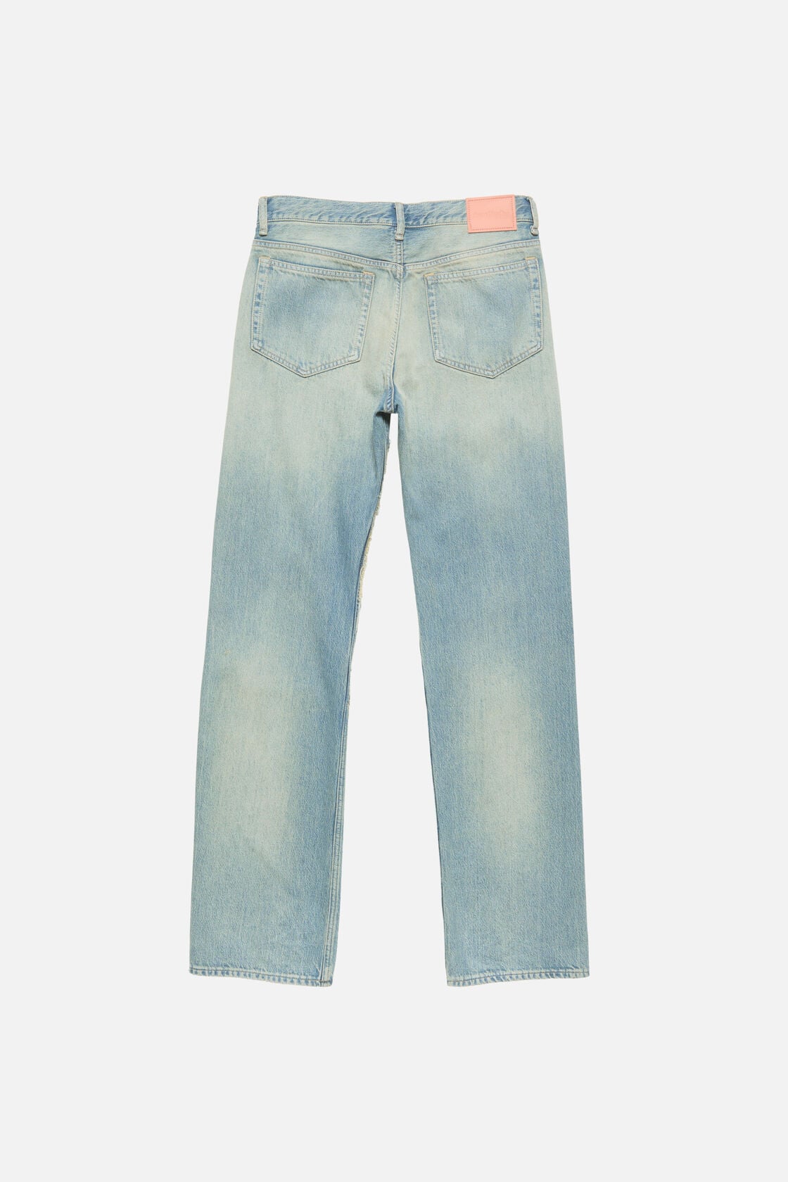 Acne Studios Suede Panel Jeans - Light blue