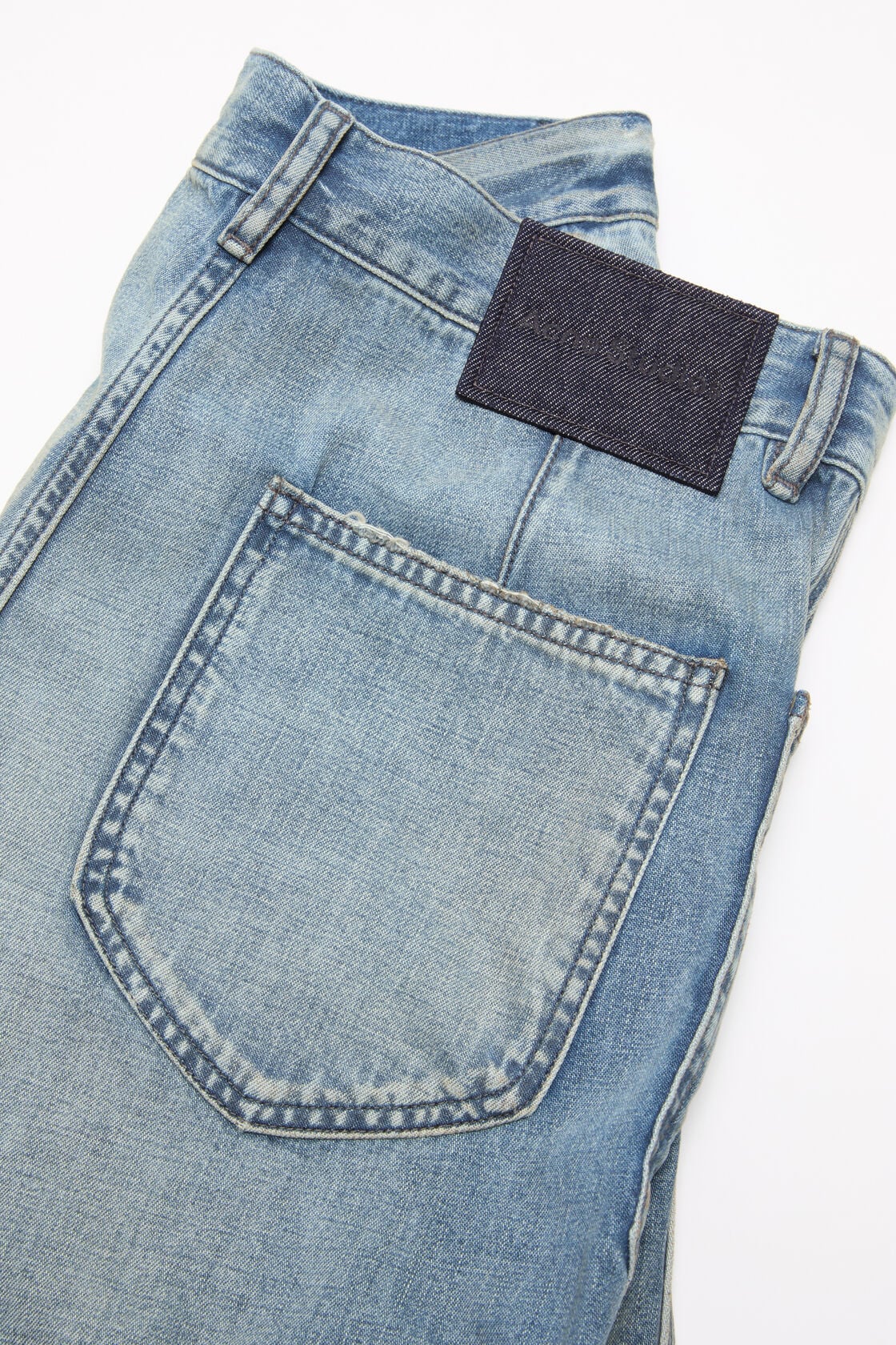 Acne Studios Denim trousers - regular fit - Mid Blue