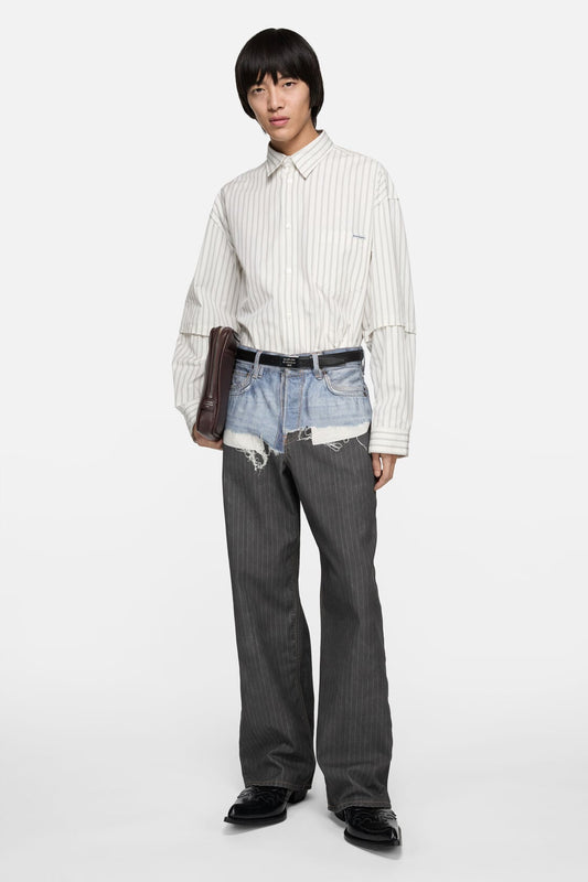 Acne Studios trompe-l’œil jeans - 1981 - Blue/black