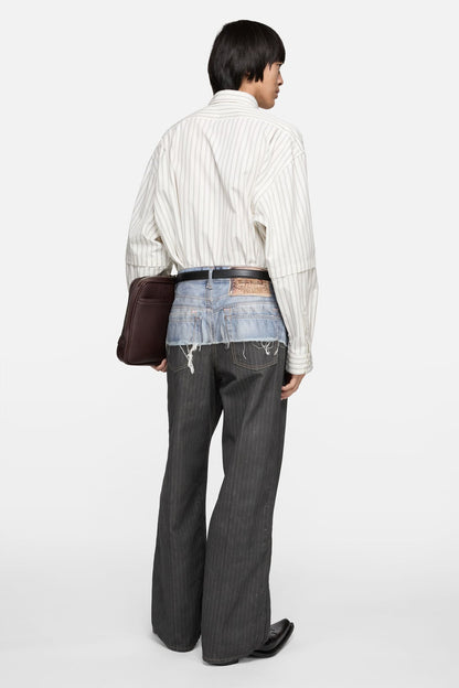 Acne Studios trompe-l’œil jeans - 1981 - Blue/black