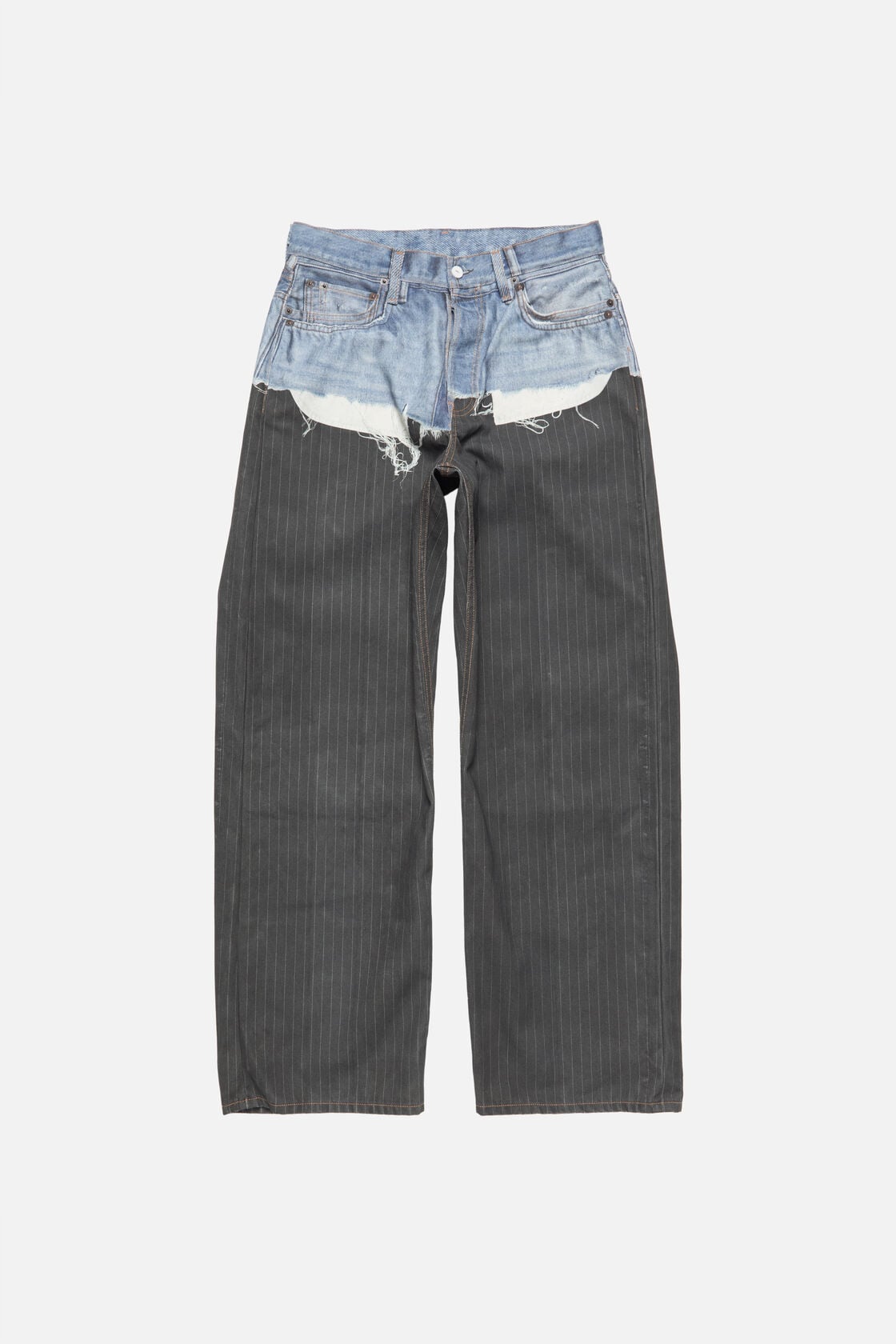 Acne Studios trompe-l’œil jeans - 1981 - Blue/black