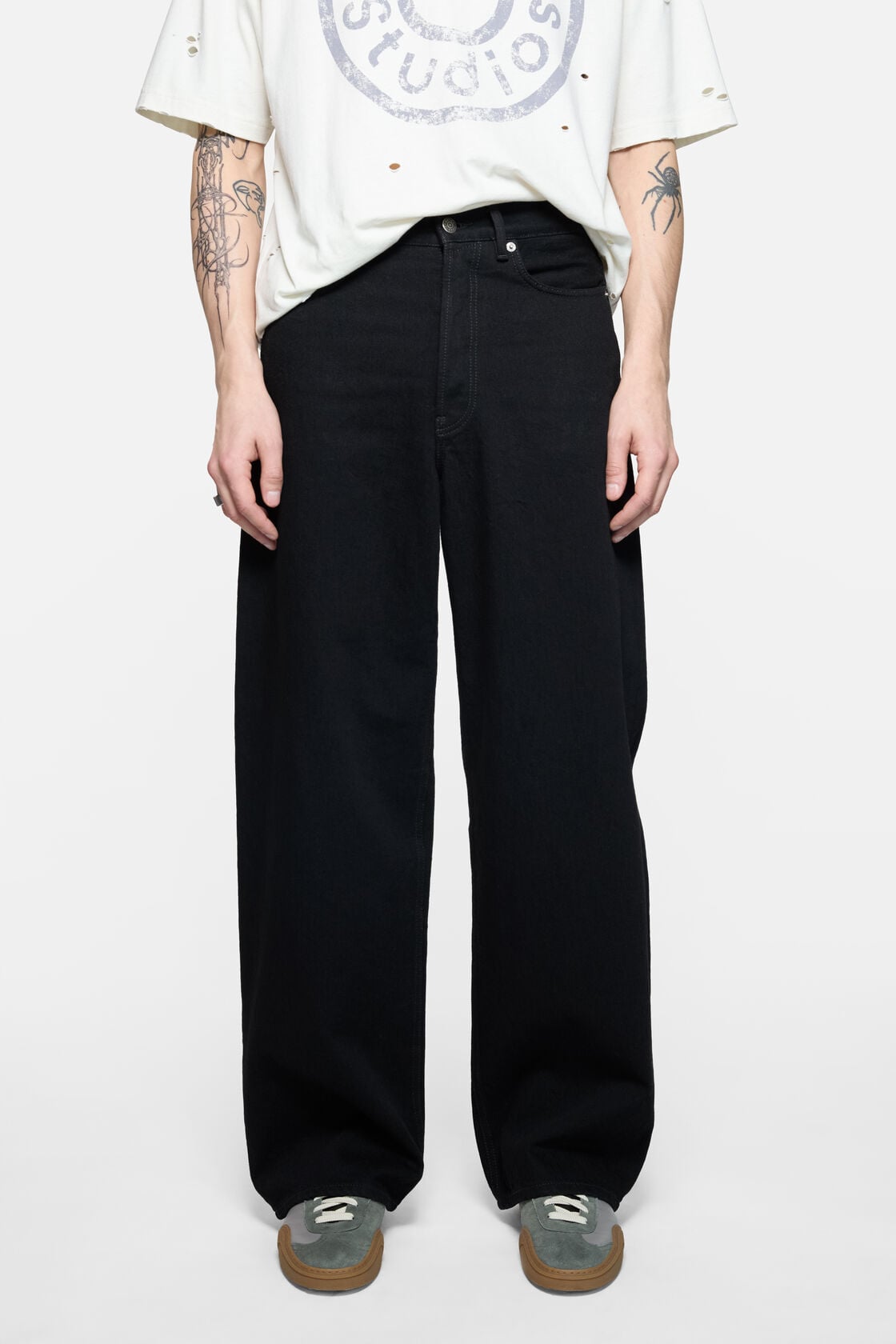 Acne Studios Loose fit jeans - 1981 - Black
