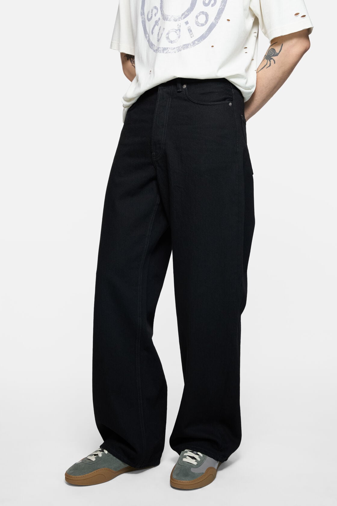 Acne Studios Loose fit jeans - 1981 - Black