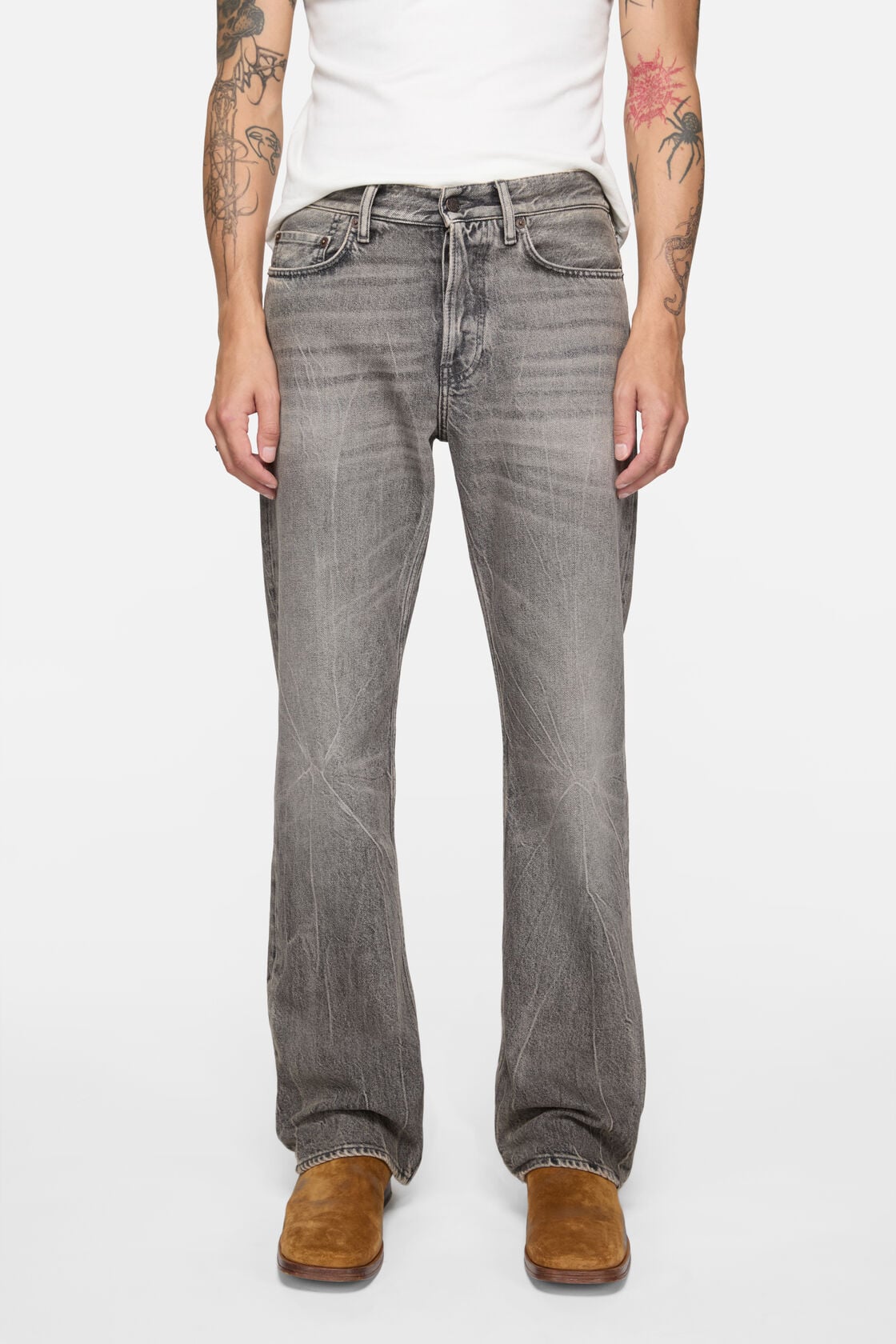 Acne Studios Regular fit jeans - 2010M - Washed Black