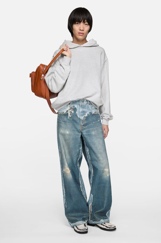 Acne Studios trompe-l’œil torn jeans - 1981 - Mid blue