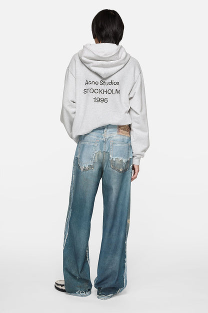 Acne Studios trompe-l’œil torn jeans - 1981 - Mid blue