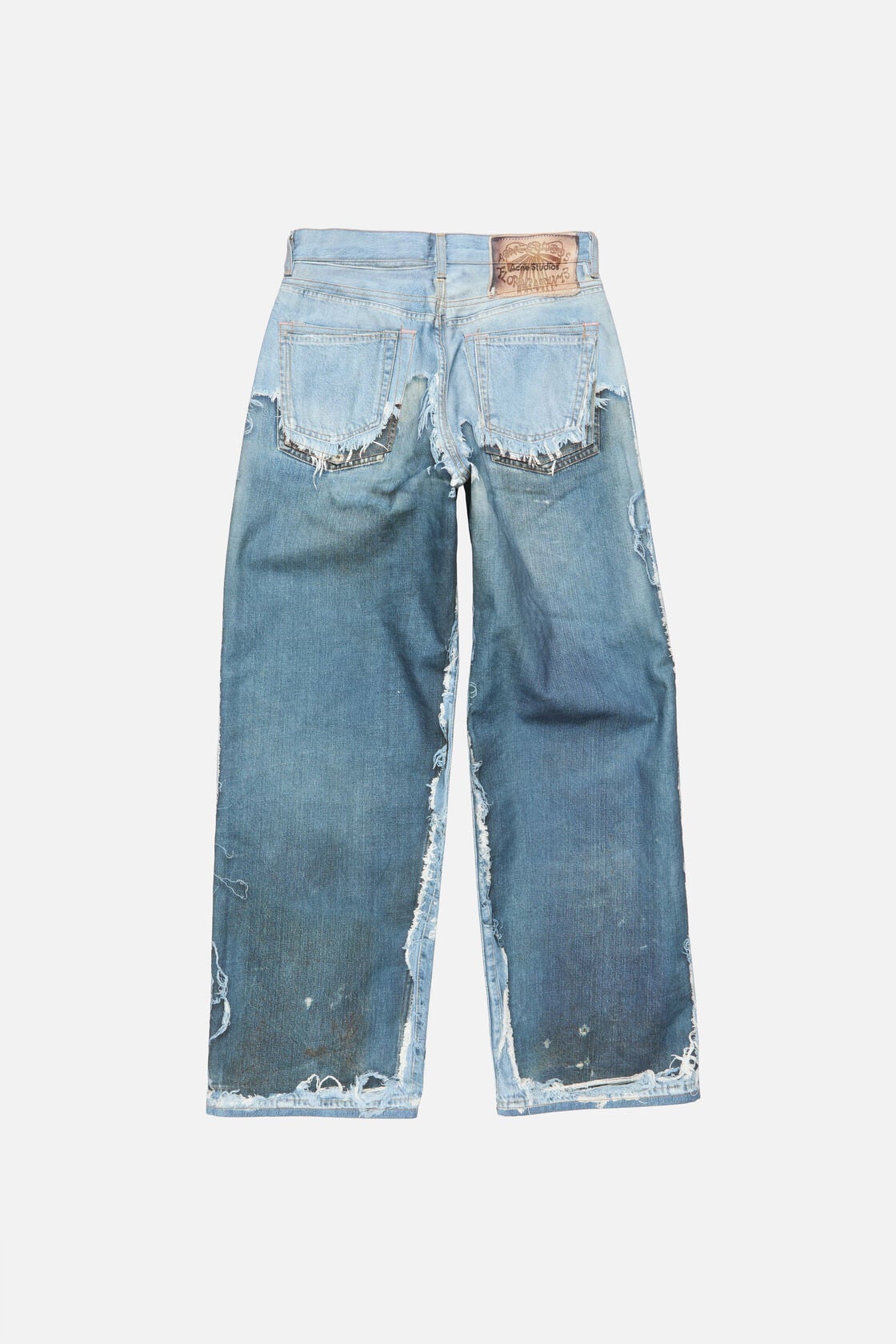 Acne Studios trompe-l’œil torn jeans - 1981 - Mid blue